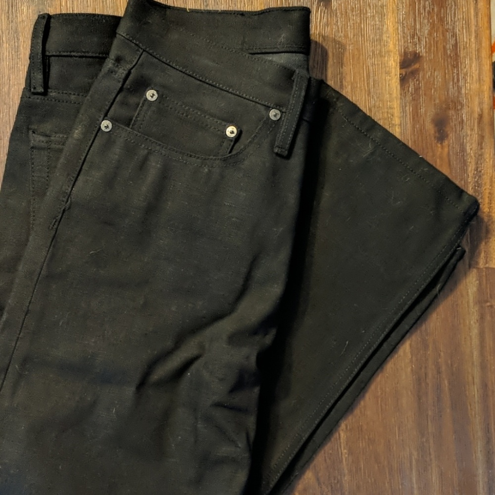 Black RPM West New Classic Selvedge Sz 32
